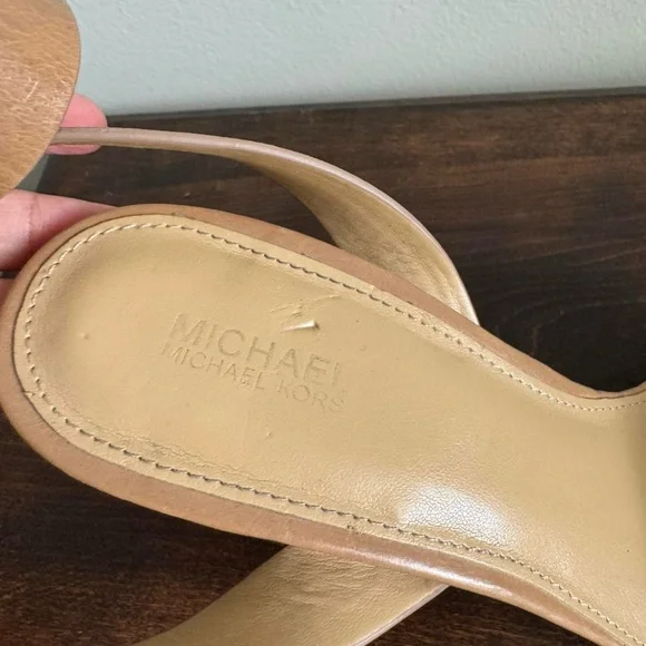 Michael Kors Tan Platform Sandals - Picture 4 of 8